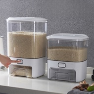 【Ready Stock】5KG/10KG Kitchen Food Grain Rice Container Rice Storage Box Flour Grain Organizer