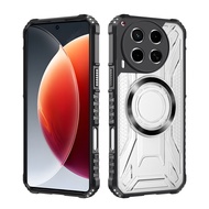 For Tecno Camon 30 4G 5G CL7 CL6 CL6k Hybrid Heavy Duty Shockproof Cover Transparent Case