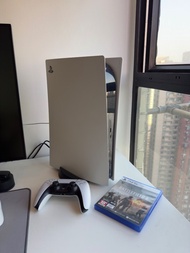 PlayStation 5 Disc Drive Console with Battlefield 6 and 2TB external SSD