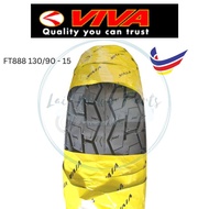 VIVA 130 / 90 - 15 TUBELESS TAYAR MOTOR TUBELESS TYRE MOTOR TUBELESS TIRE MOTOR MODENAS JAGUH 175 JA