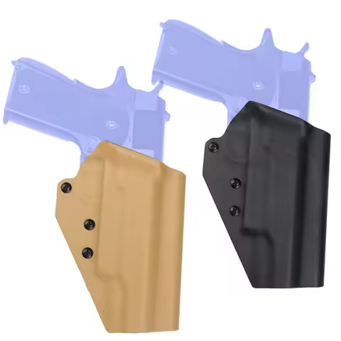 1911 Gun Holster IWB Kydex Colt Commander 1911 Drop Leg Gun Holster Outside Waistband Carry Pistol C