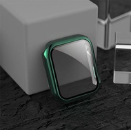 case เคส iwatch สำหรับ watch 7 case iwatch เคส + ฟิลม์กระจกในตัว เคสกระจก ขนาด41mm 45MM .