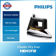 Philips HD1172 Classic Dry Iron WITH 3 MONTHS SHOP WARRANTY