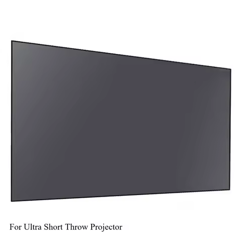 Ultra Short Throw Projector Screen Fresnel 5.0 for Day Light or Lighting on,HD 4K 8K 3D Wall Mount P