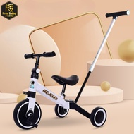 NE.KIDS 3-in-1 Children's Push Bike with 3 Wheels and 2 Wheels Balance Bike for Ages 1-5 Years