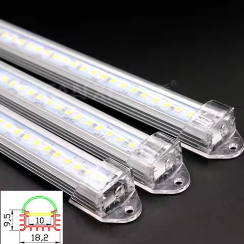 5pcs 12v 24v 25cm 50cm Led Hard Strip 6W 12W Led Rigid Bar Led Tube Light Car Cabinet 3000k 4000k 60