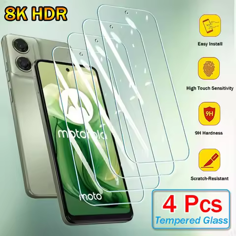 4Pcs Tempered Glass For Motorola Moto G84 G14 G24 G54 G64 G23 G32 G73 G13 E14 E13 Edge 30 20 Pro Cov