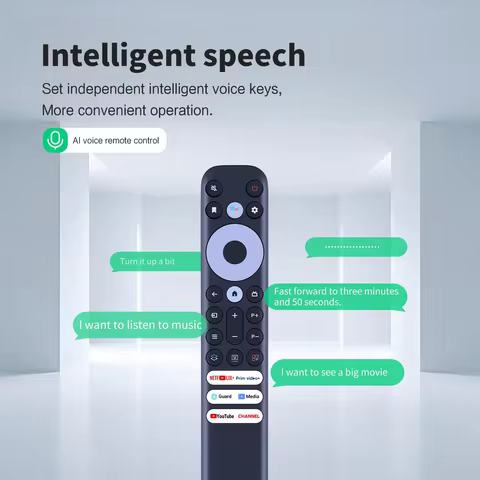 RC902V FMRH Voice Remote Control for TCL TV Compatible with Multiple Models including 65X925 50P725G