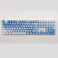 【Keycap Only】Moonrise Keycap Gradient Blue Key Cap 104 Kesys OEM Profile PBT impregnation character 