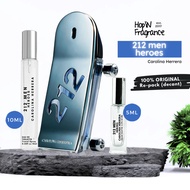 [ Decant ] 212Men Heroes EDT 5ml/10ml Original Perfume Repack