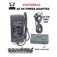 AC/DC Adapter 96W 12v/15v/16v/18v/19v/20v/24v Universal AC To DC Adjustable Notebook Power Supply Adapter