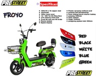 SEPEDA LISTRIK PROSTREET FROYO GARANSI RESMI