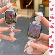 Heart Shaped Resin Strap With Metal Butterfly Buckle For iWatch Series 10 9 S8 Ultra 7 6 5 4 SE 3 2 