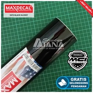 Skotlet Hitam Doff Glossy Maxdecal Scotlet Black Dop Gloss Stiker Matte Metalik Kilap Sticker Anti Gores Meteran Decal Roll Scotlite Body Sepeda Motor Matic Scotlight Mobil Tiang Dekorasi Kaca Aquarium PCX NMAX Beat Vario Vespa Ninja ADV Avanza Xenia L300