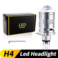 1PC H4 9003 HB2 HS1 LED Mini Projector Lens LED Car Headlight Bulb 6000K 100W CANBUS Hi/Low Light