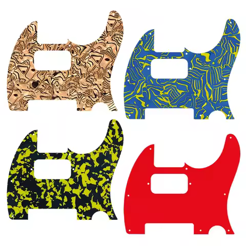 Pleroo Customize Parts - For Harley Benton TE-20HH SBK Standard Series Tele Guitar Pickguard Scratch