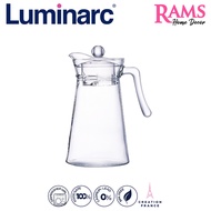 Luminarc 1300ML Glass Jug with Lid / Fridge Jug / Glass Pitcher / Glass Jug / Juice Pitcher - Kone