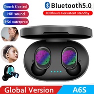 pegalanprinting A6S Wireless Earphone for Airdots Earbuds Bluetooth 5.0 TWS Headsets Noise Reduction