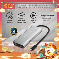 j5create JCD403 USB4 8K Multi Port Hub Supports Up to 4K 60Hz on 8K HDMI Display (Windows / mac-OS C