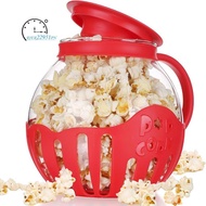 Popcorn Maker Microwave Snack Popcorn Air Poppers 2.25 Quart Popcorn Bowl Borosilicate Kitchen Acces
