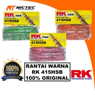 RK TAKASAGO 415 HSB COLOUR CHAIN HEAVY DUTY NDR PNR NMR COLOUR CHAIN 132L LC135 Y15ZR Y16ZR RSX150 R