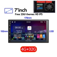 Monqiqi 4+32GB  Android 11 Radio Stereo Mobil 4GB RAM 32GB ROM Bluetooth WiFi GPS Navigasi Head Unit