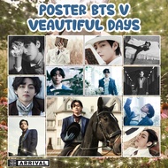 [Free Choose] BTS V VEAUTIFUL DAYS A5 A6 Photocard Poster PC Kpop Poster