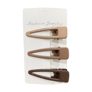Jepit Rambut Klip Korea Vintage 3 in 1 Hairclip Wanita Korean cute Jepitan Lucu Karakter Earth Tone