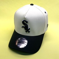 New Era Original 39Thirty A-Frame MLB Chicago White Sox Cutnpaste Ivory Black Hat