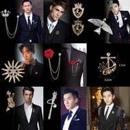 Men's Vest Brooch Pin Set Fashion many models to choose from (GH-300 - GH-309) {Men's Vest Accessori