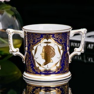 皇室尊享Royal Crown Derby女王1992骨瓷生日限量馬克杯咖啡茶杯