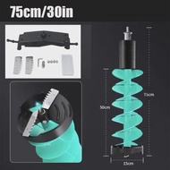 Electric Ice Auger Electric Ice Auger Kit Incisive Blade Ice Drill Auger with Positioner Extension R
