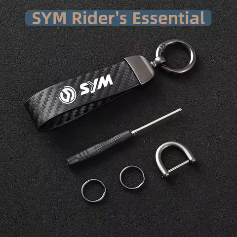 Leather Motorcycle keychain for SYM JOYMAX Z 125/250/300 MAXSYM 400i 600i TL500 CRUiSYM 300 GTS 300i