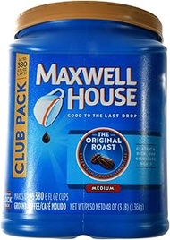 Maxwell House The Original Roast Ground Coffee - Medium (Classic and Rich: Our Signature Roast) Club