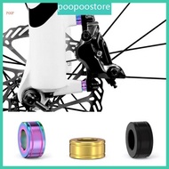POOP 2Pcs Metal Disc Brake Spacer With 6mm Thread Brake Calipers Mount Spacer