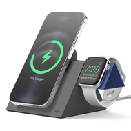 elago MS5 Duo Charging Stand Compatible with MagSafe Charger and Apple Watch แท่นวางมือถือไม่รวมที่ชาร์จ