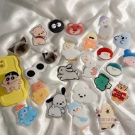 in stock ins Cartoon Anime Lazy Phone Stand Holder Glossy Airbag Foldable Socket Holder Extendable G