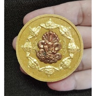 Luang Nui Jatukam拾到金Ner Phong Whan, 5CM.前面盖红铜.面后面贴金箔Wat Pra Mahathat, Nakhon Si Thammarat 佛历2550