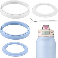 2 Sets ubber Seal Replacement for Ello Pop & Fill Water Bottle，Rubber Gasket Compatible with Ello Po