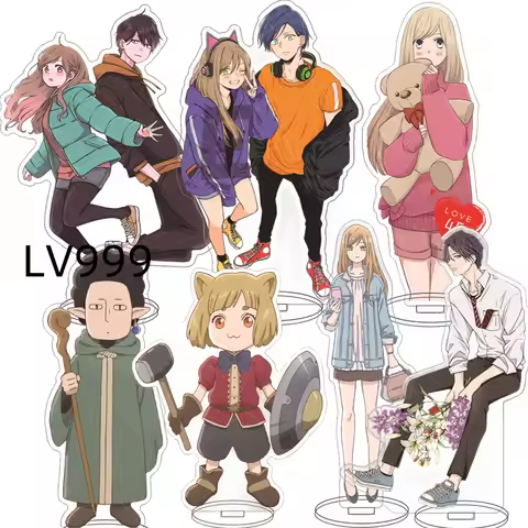 Hot My Love With Yamada-kun At Lv999 Acrylic Stand Model Plate Double Sided Acrylic Cosplay Desktop 