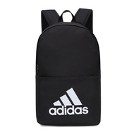 Adidas กระเป๋าเป้ กระเป๋าเป้สะพายหลังกระเป๋านักเรียนจดหมาย กระเป๋าเดินทางผู้ชายผู้หญิง(ขนาด:กว้าง24 * หนา 12 * สูง 43cm)