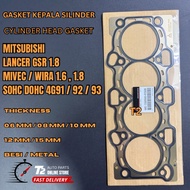 T2 MITSUBISHI GSR MIVEC WIRA 4G91 4G92 4G93 CYLINDER HEAD GASKET METAL LOGO