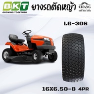 Grass Cutting Tire 16x6.50-8 BKT Brand Model Lg-306 New Tires