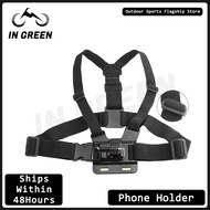 Mobile Phone Chest Strap Mount GoPro Chest Harness Holder For VLOG/POV Chest Mount For Cellphone