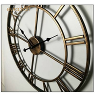 EUROCRAFT Jam Nordic Wall Clock Vintage Jam Dinding Jam Dinding Besar EUROCRAFT