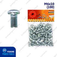 JP M 6 x 10 MM BOLT - JP 6x10 M6 x 10 BOLT SCREWS CONTENTS 100 PCS