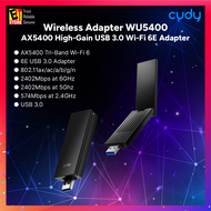 Cudy Wireless Adapter WU5400 - AX5400 High-Gain USB 3.0 Wi-Fi 6E Adapter