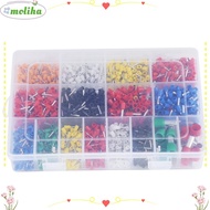 MOLIHA 2120PCS Insulated End Terminal, Plastic Storage Box 22AWG-5AWG Wire Crimp Connector, "Heavy D