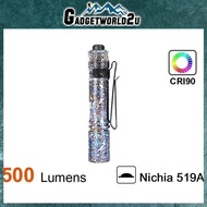 Acebeam Pokelit AA Ti Nichia 519A High CRI90 5000K LED 500 Lumens Flashlight