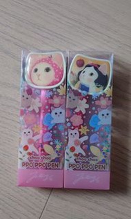 韓國 Jetoy 甜蜜貓 珍珠貓 原子筆 大頭造型原子筆-黑色 （choo choo ppo ppo pen）